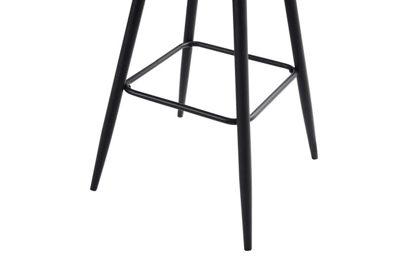Barstol Casmalia sett av 2 Beige/svart - Beige/svart - Møbler - Stoler & lenestoler - Barstoler