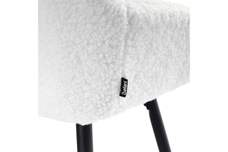 Barstol Casmalia sett av 2 Hvit/Svart - Hvit/Svart - Møbler - Stoler & lenestoler - Barstoler