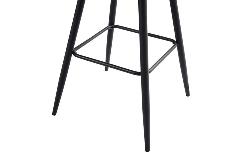 Barstol Casmalia sett av 2 Hvit/Svart - Hvit/Svart - Møbler - Stoler & lenestoler - Barstoler