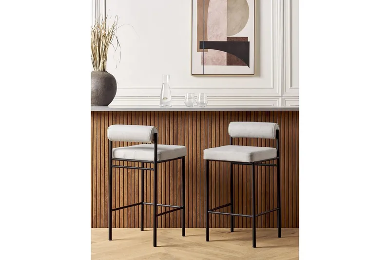 Barstol Light grey - Møbler - Stoler & lenestoler - Barstoler