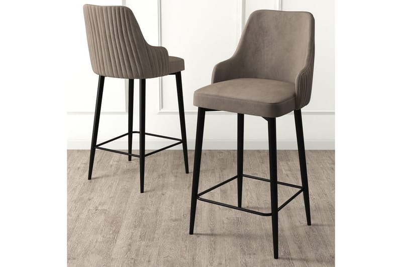 Barstol Ydra Cappuccino / Svart - Cappuccino / Svart - Møbler - Stoler & lenestoler - Barstoler