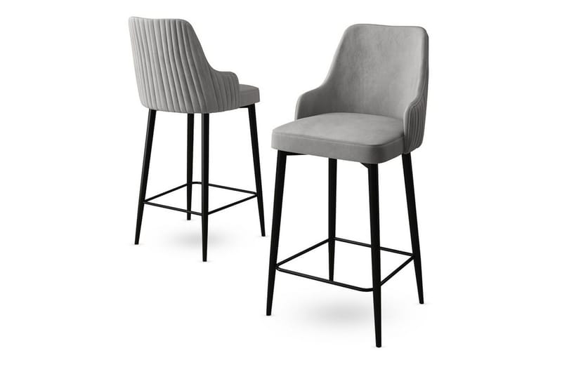 Barstol Ydra Grå / Svart - Grå / Svart - Møbler - Stoler & lenestoler - Barstoler