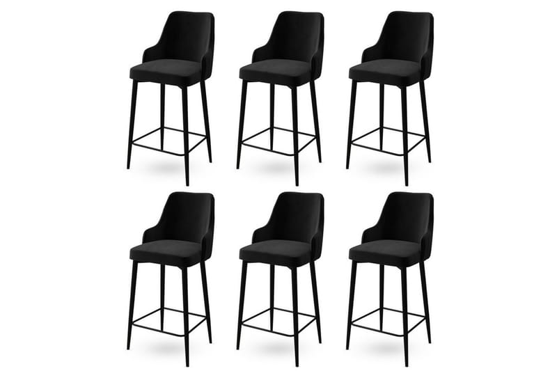 Barstol Ydra Six Svart - Svart - Møbler - Stoler & lenestoler - Barstoler