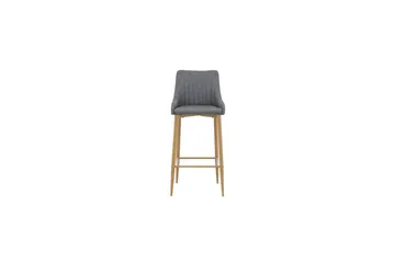 Barstol Plaza 2-pack Natur/Mørkgrå - Møbler - Stoler & lenestoler - Barstoler