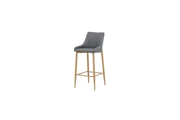 Barstol Plaza 2-pack Natur/Mørkgrå - Møbler - Stoler & lenestoler - Barstoler