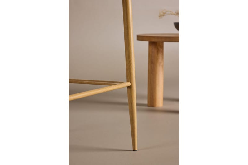 Barstol Plaza 2-pack Natur/Mørkgrå - Møbler - Stoler & lenestoler - Barstoler