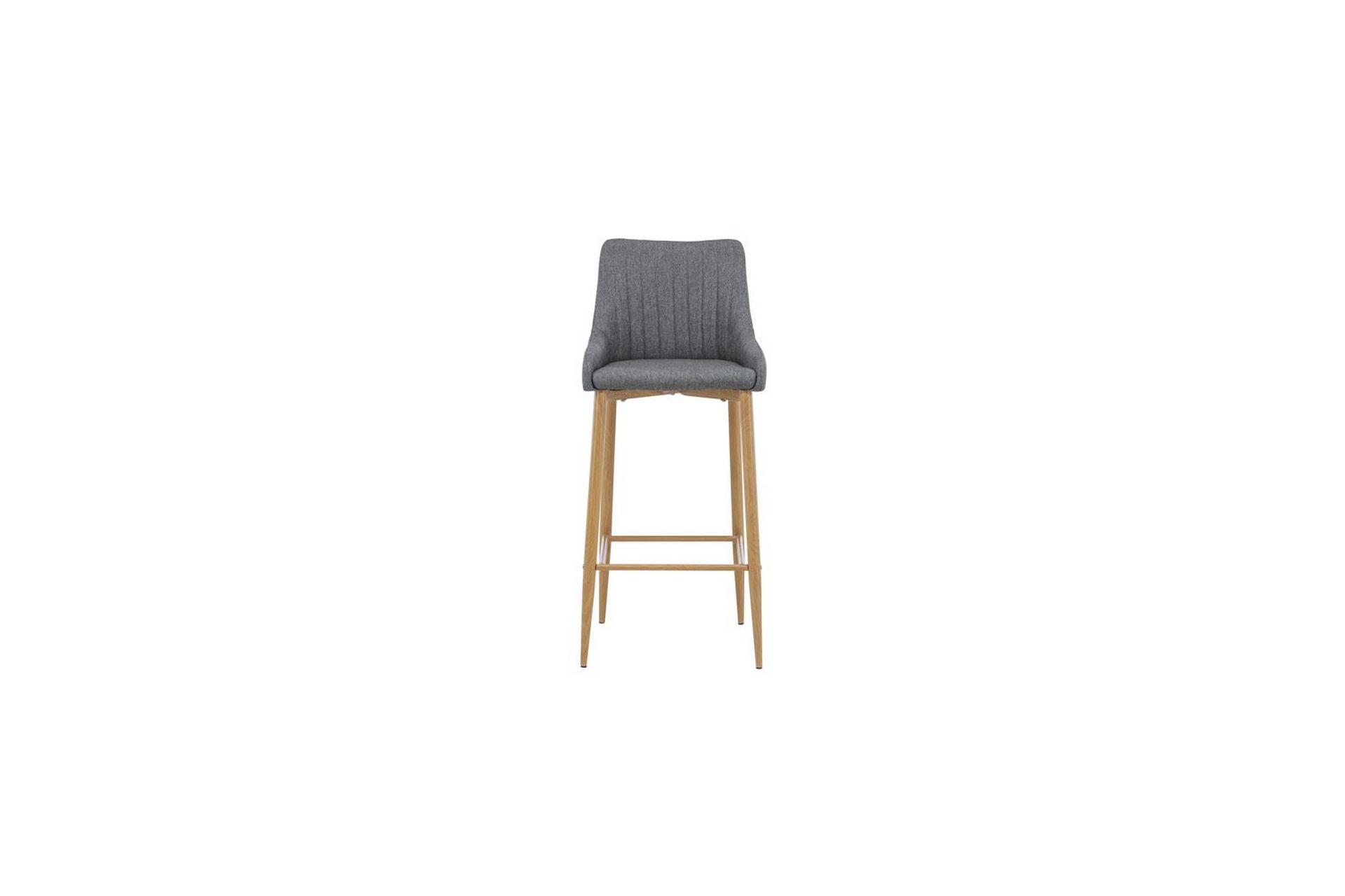 Barstol Plaza 2-pack Natur/Mørkgrå - Møbler - Stoler & lenestoler - Barstoler