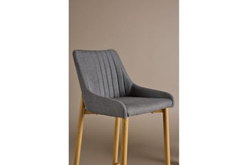 Barstol Plaza 2-pack Natur/Mørkgrå - Møbler - Stoler & lenestoler - Barstoler