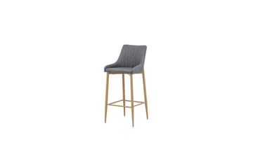 Barstol Plaza 2-pack Natur/Mørkgrå - Møbler - Stoler & lenestoler - Barstoler