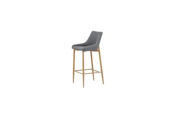 Barstol Plaza 2-pack Natur/Mørkgrå - Møbler - Stoler & lenestoler - Barstoler