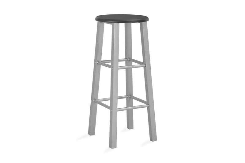 Barkrakker 2 stk sølv MDF - Silver - Møbler - Stoler & lenestoler - Barstoler