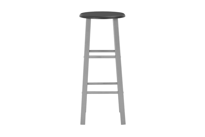 Barkrakker 2 stk sølv MDF - Silver - Møbler - Stoler & lenestoler - Barstoler