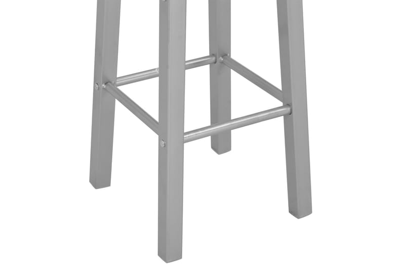 Barkrakker 2 stk sølv MDF - Silver - Møbler - Stoler & lenestoler - Barstoler