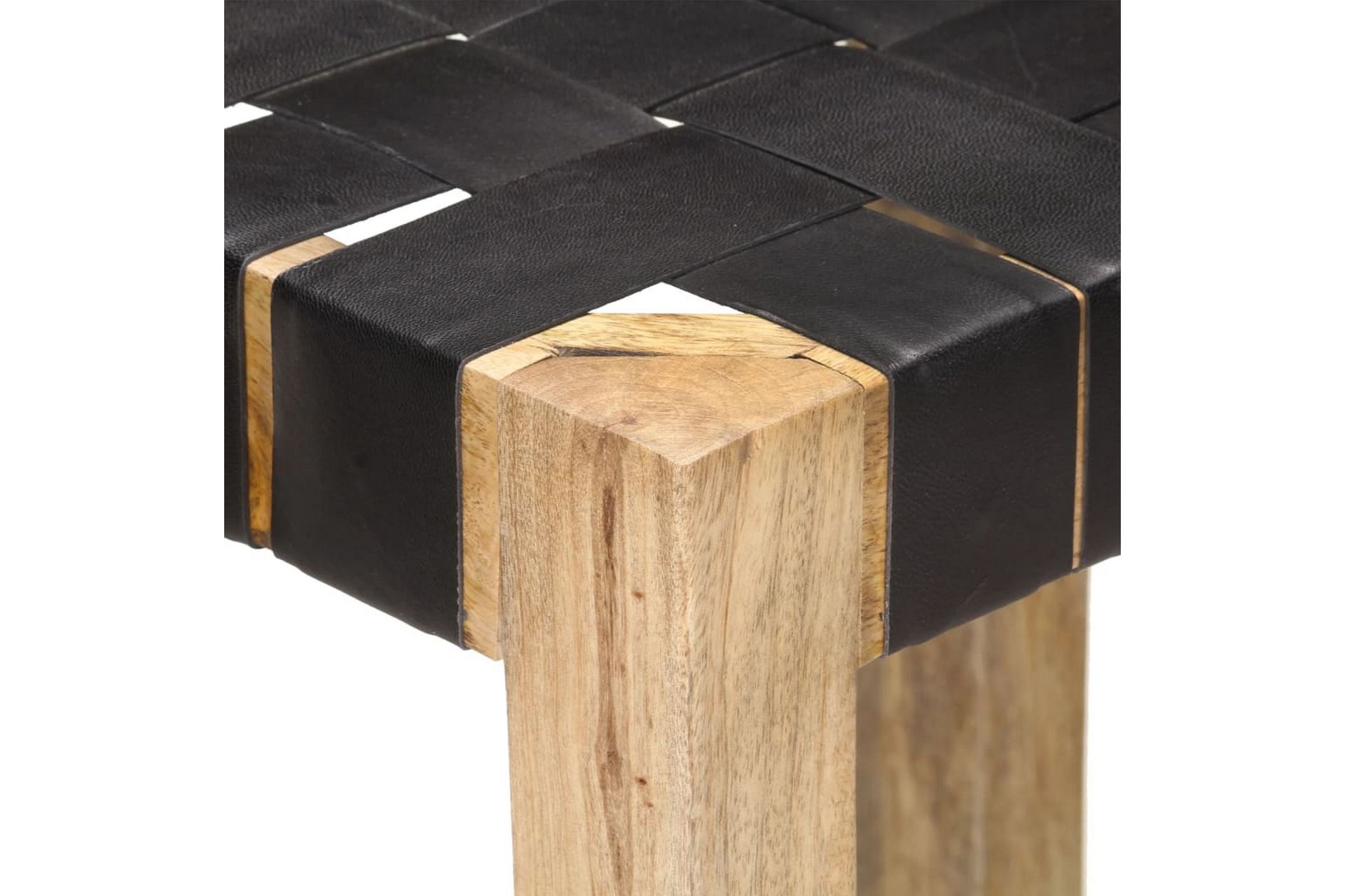 Barkrakker 2 stk svart ekte lær 75 cm - Svart - Møbler - Stoler & lenestoler - Barstoler