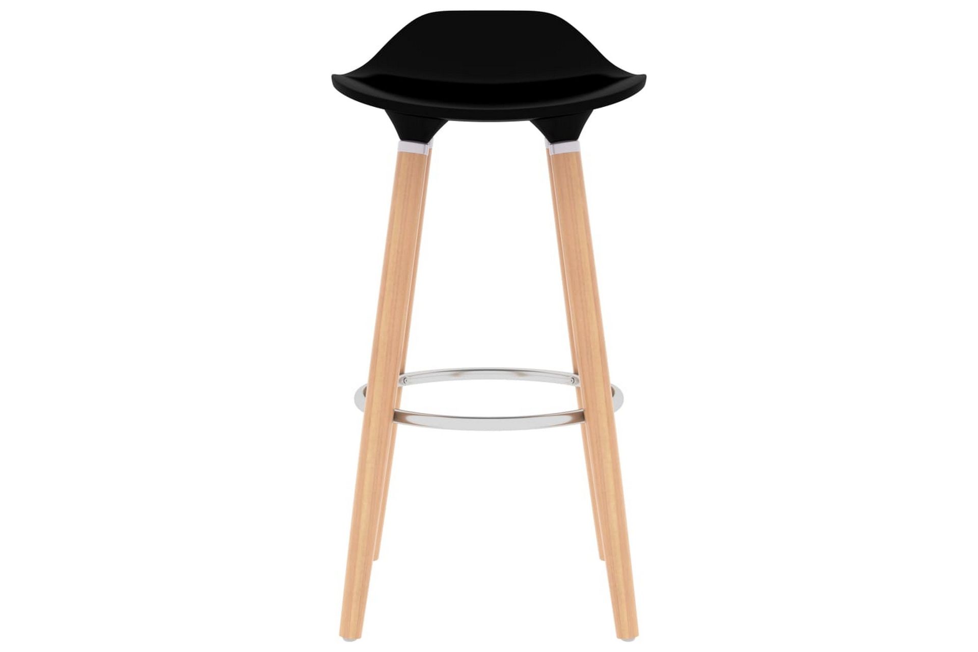 Barkrakker 2 stk svart - Møbler - Stoler & lenestoler - Barstoler