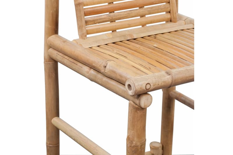 Barstoler 2 stk bambus - Bambus - Møbler - Stoler & lenestoler - Barstoler