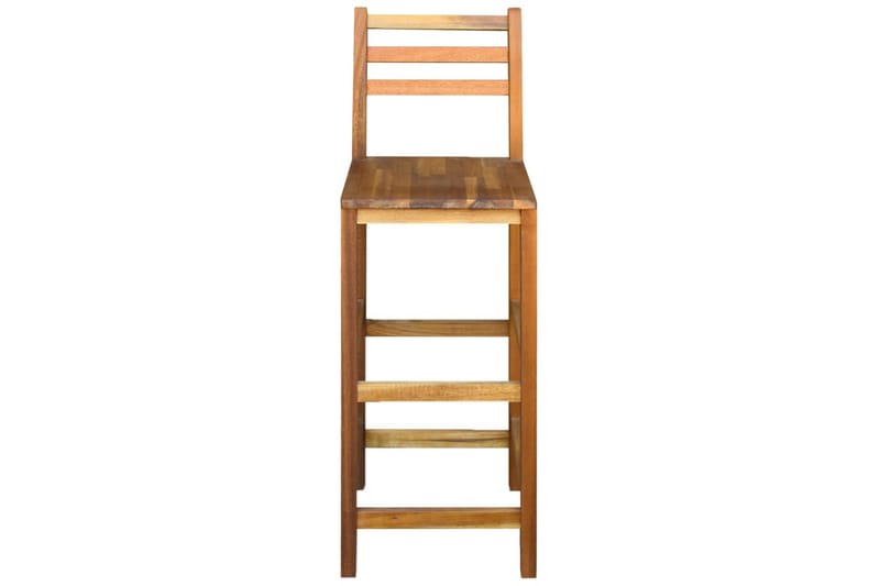 Barstoler 2 stk heltre akasie - Akasie - Møbler - Stoler & lenestoler - Barstoler