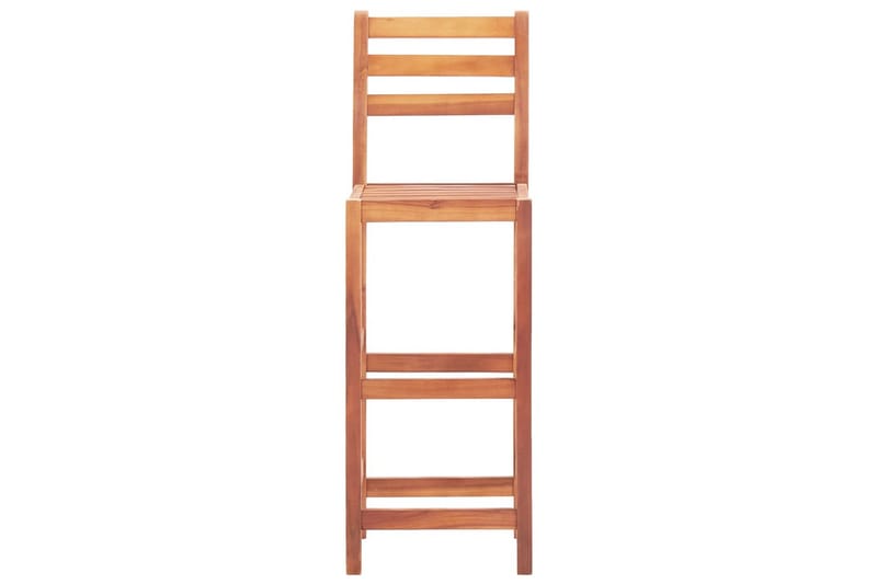 Barstoler 2 stk heltre akasie - Brun - Møbler - Stoler & lenestoler - Barstoler