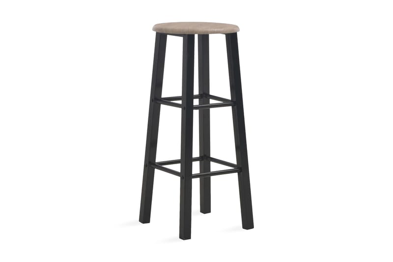 Barstoler 2 stk svart MDF - Svart - Møbler - Stoler & lenestoler - Barstoler