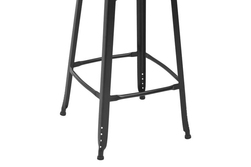 Barstoler 2 stk svart stål - Møbler - Stoler & lenestoler - Barstoler