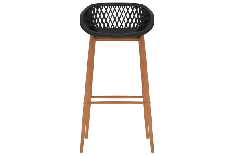 Barstoler 2 stk svart - Møbler - Stoler & lenestoler - Barstoler