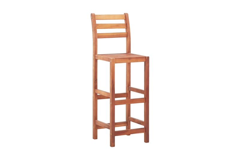 Barstoler 4 stk heltre akasie - Møbler - Stoler & lenestoler - Barstoler