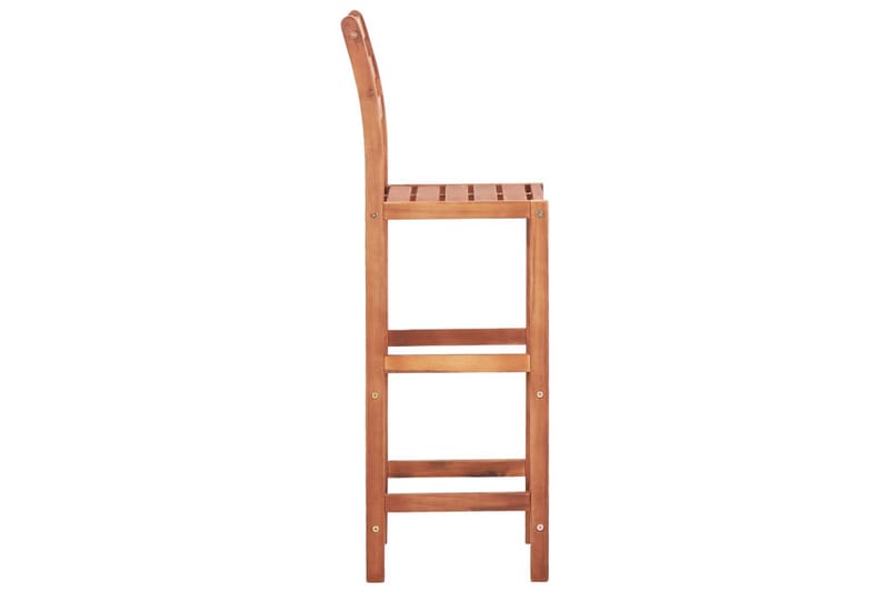Barstoler 4 stk heltre akasie - Møbler - Stoler & lenestoler - Barstoler