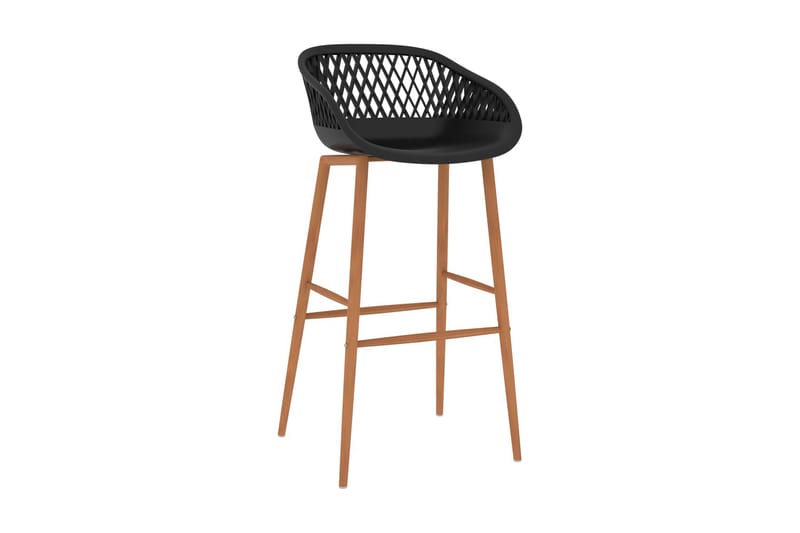 Barstoler 4 stk svart - Møbler - Stoler & lenestoler - Barstoler