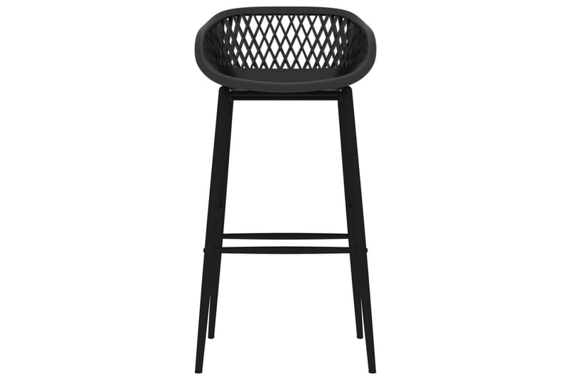Barstoler 4 stk svart - Møbler - Stoler & lenestoler - Barstoler