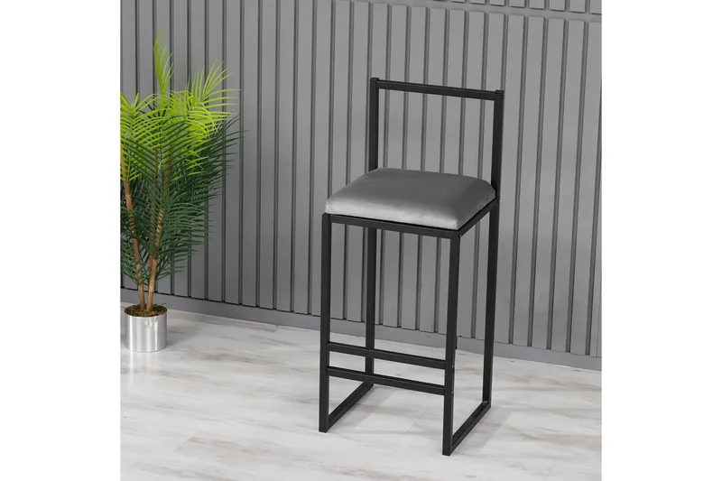 Bitanya Barstol - Grå - Møbler - Stoler & lenestoler - Barstoler