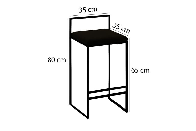 Bitanya Barstol - Grå - Barstoler