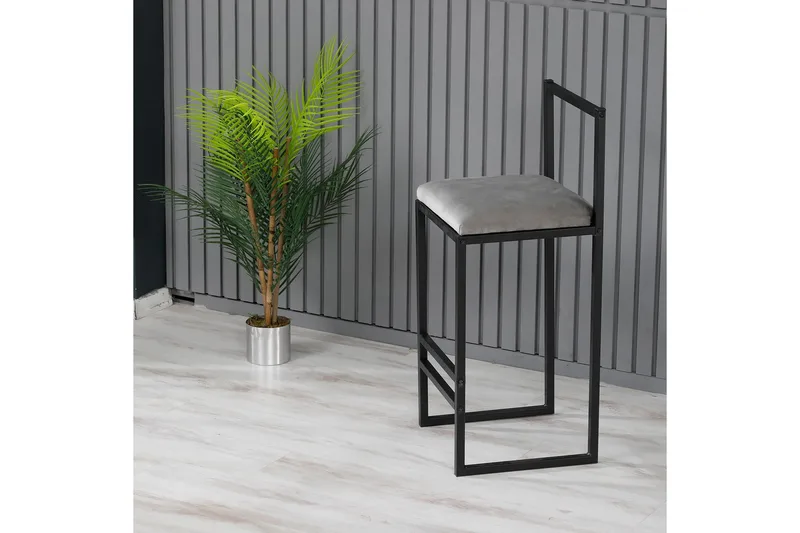 Bitanya Barstol - Grå - Møbler - Stoler & lenestoler - Barstoler