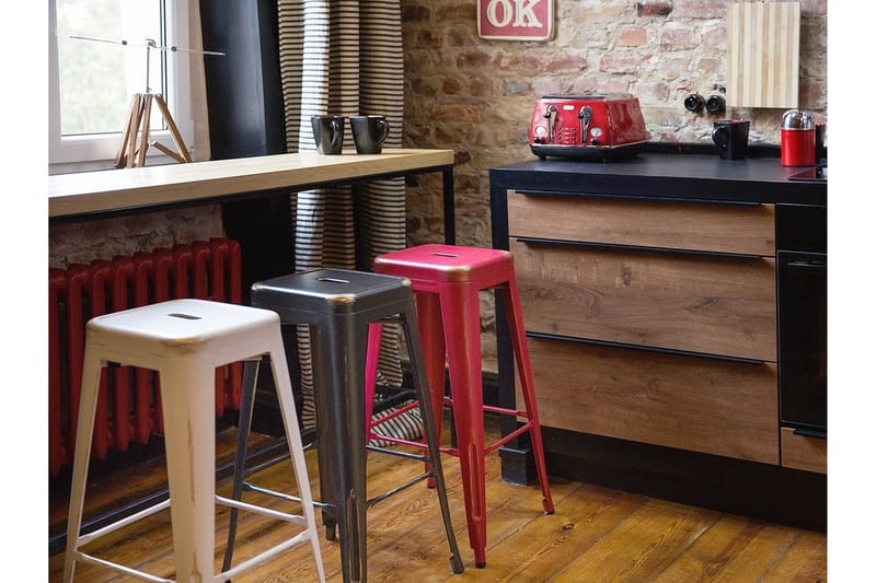 Cabrillo Barstol 36 cm - Svart - Møbler - Stoler & lenestoler - Barstoler