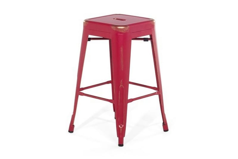 Cabrillo Barstol 40 cm - Rød - Møbler - Stoler & lenestoler - Barstoler