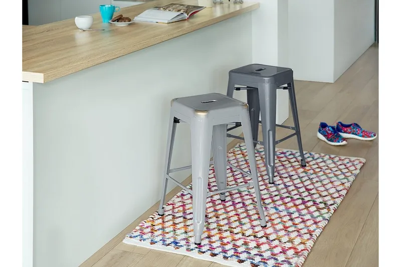 Cabrillo Barstol 40 cm - Sølv - Møbler - Stoler & lenestoler - Barstoler