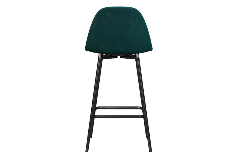 Calvin Barstol Grønn/Fløyel - Dorel Home - Møbler - Stoler & lenestoler - Barstoler