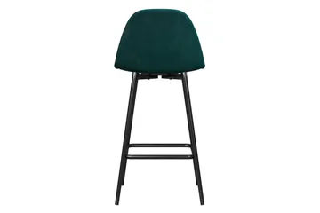 Calvin Barstol Grønn/Fløyel - Dorel Home - Møbler - Stoler & lenestoler - Barstoler