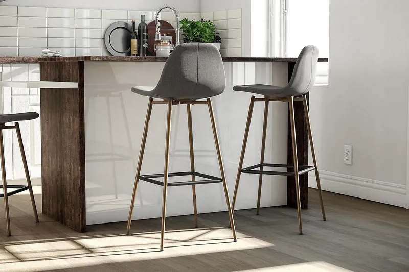 Copley Barstol Mørklingrå - Dorel Home - Møbler - Stoler & lenestoler - Barstoler