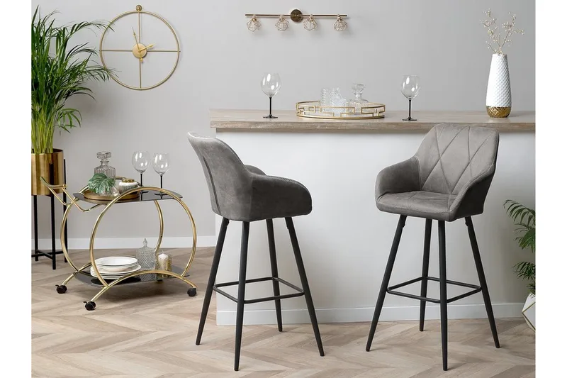 Darien Barstol 41 cm - Grå - Møbler - Stoler & lenestoler - Barstoler