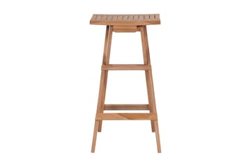 Foldbare barkrakker 2 stk heltre teak - Møbler - Stoler & lenestoler - Barstoler