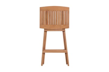 Foldbare barkrakker 2 stk heltre teak - Møbler - Stoler & lenestoler - Barstoler