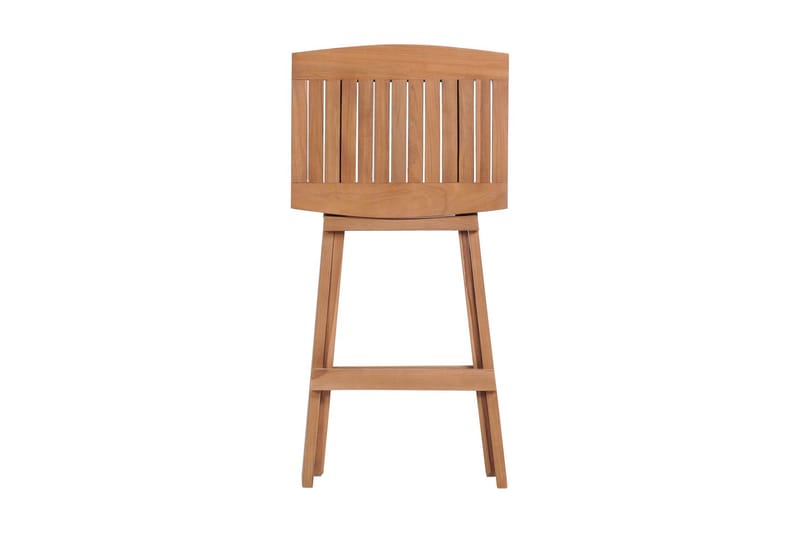 Foldbare barkrakker 2 stk heltre teak - Møbler - Stoler & lenestoler - Barstoler