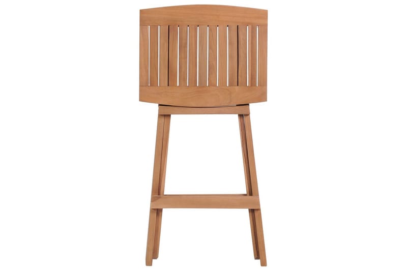 Foldbare barkrakker 4 stk heltre teak - Barstoler