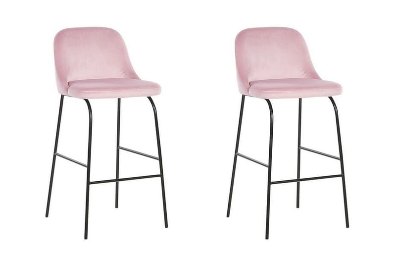 Fontecorniale Barstol 2-pk - Rosa - Møbler - Stoler & lenestoler - Barstoler