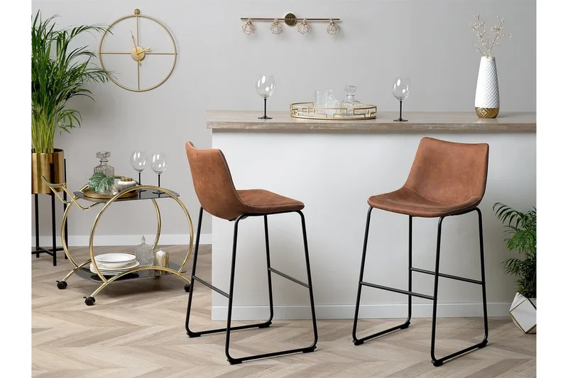 Franks Barstol 46 cm - Brun - Møbler - Stoler & lenestoler - Barstoler