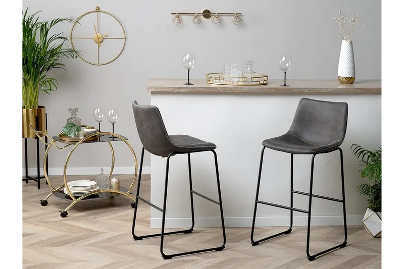 Franks Barstol 46 cm - Grå - Møbler - Stoler & lenestoler - Barstoler