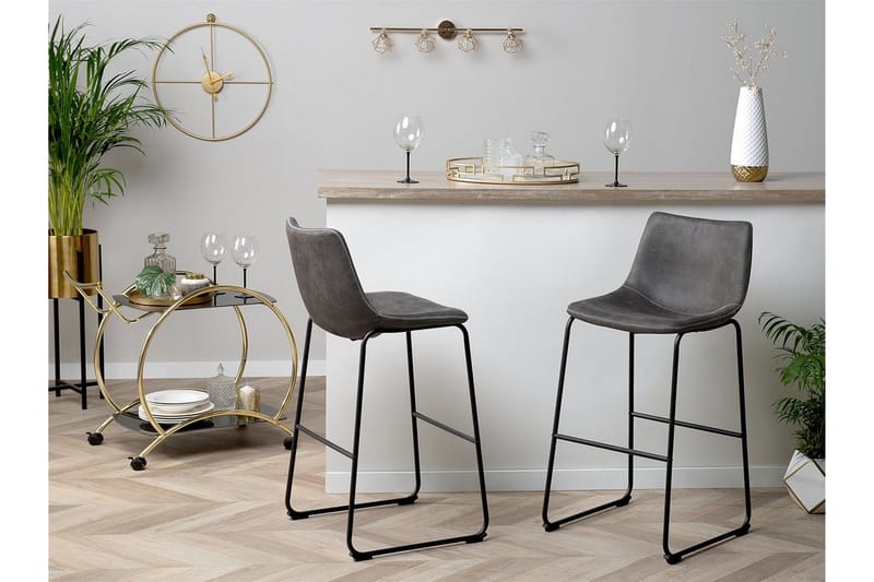 Franks Barstol 46 cm - Grå - Møbler - Stoler & lenestoler - Barstoler