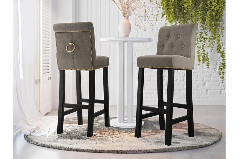 Glenarm Barstol - Beige/Svart - Møbler - Stoler & lenestoler - Barstoler