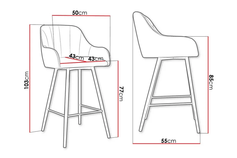 Glenarm Barstol - Møbler - Stoler & lenestoler - Barstoler