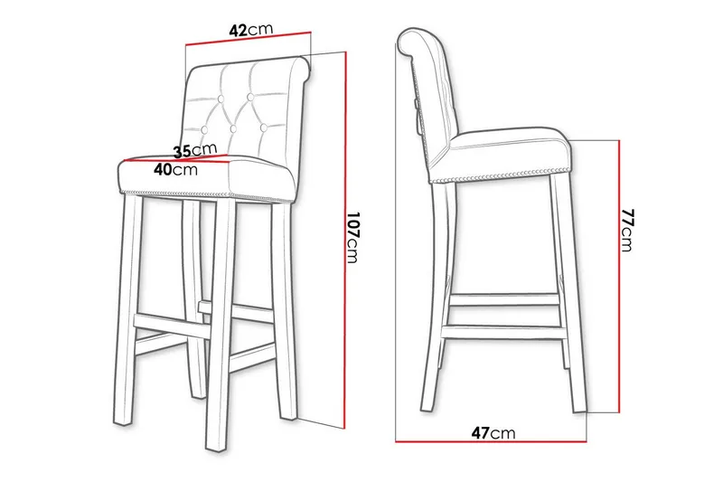 Glenarm Barstol - Møbler - Stoler & lenestoler - Barstoler